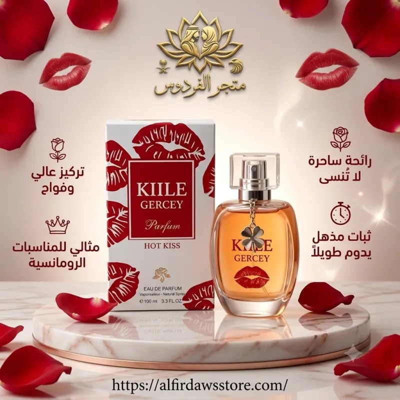 عطر "Kiile Gercey - Hot Kiss 💋 للمتزوجات فقط +18 | متجر الفردوس
