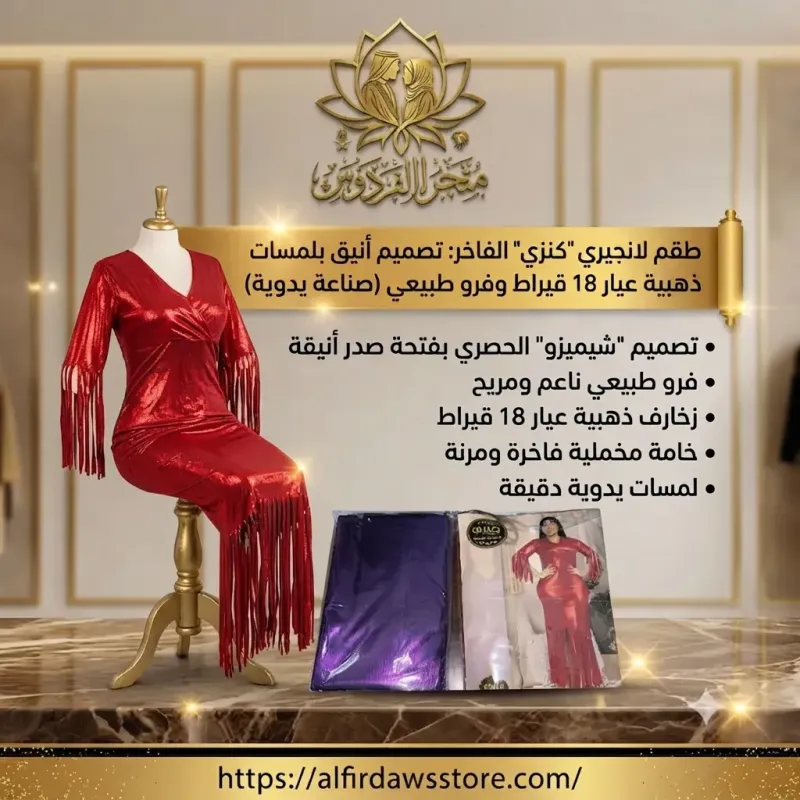 ❤️ طقم "كنزي" الفاخر: دلال وأناقة لا تقاوم | متجر الفردوس